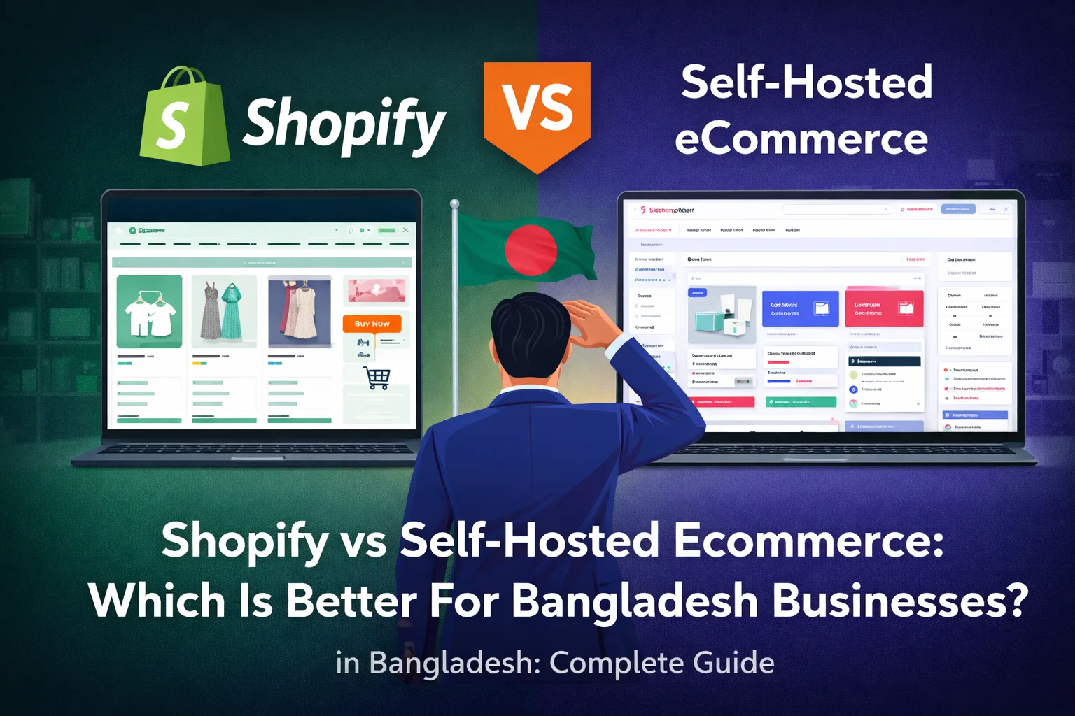 Shopify vs Self Hosted Ecommerce: Which Is Better for Bangladesh Businesses? — Zendbot article cover image