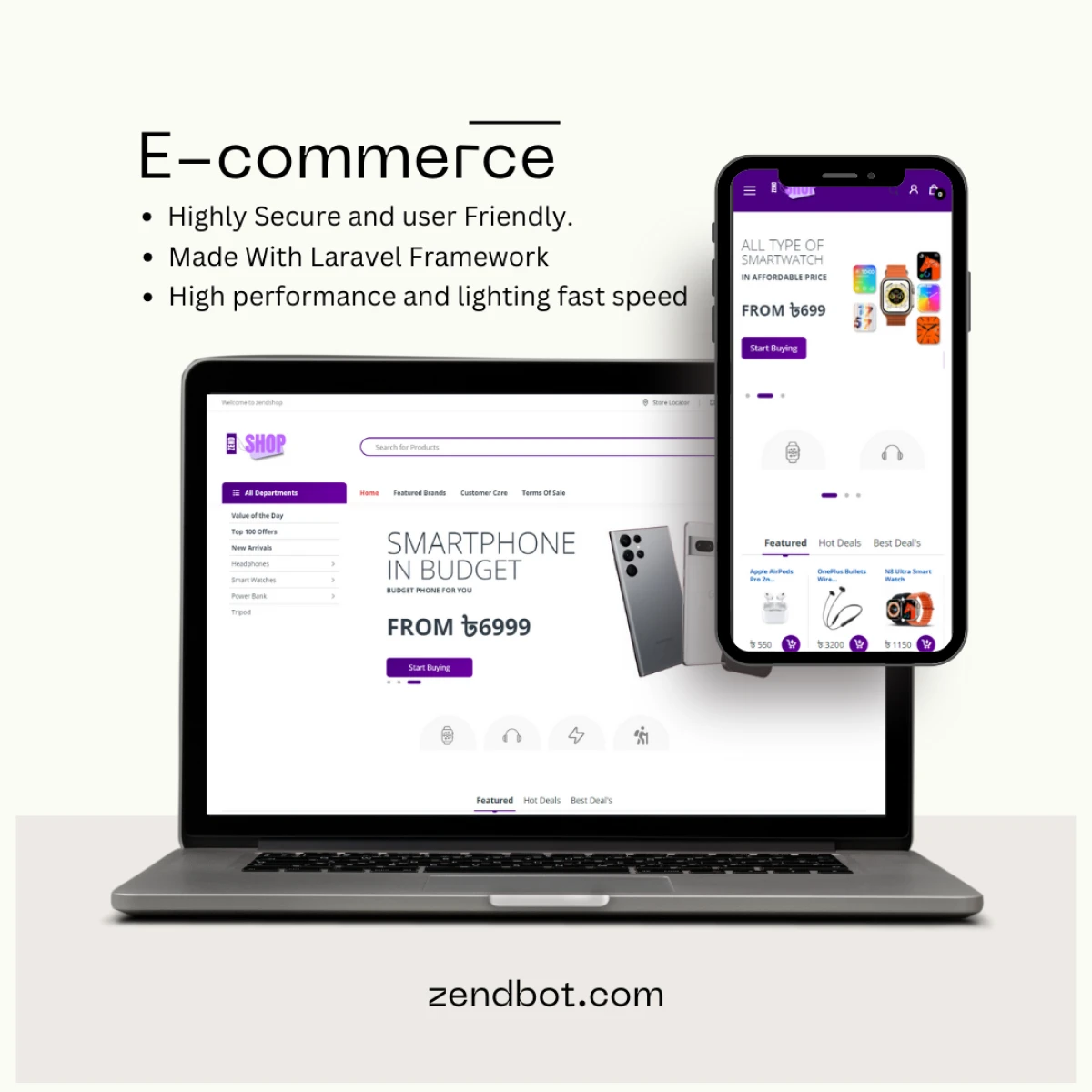 Zendbot eCommerce Platform – The Smartest Way to Build & Manage Your Online Store featured image